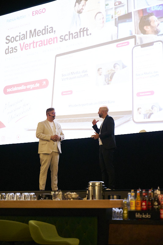 Patrick Rettler bei einem Vortrag