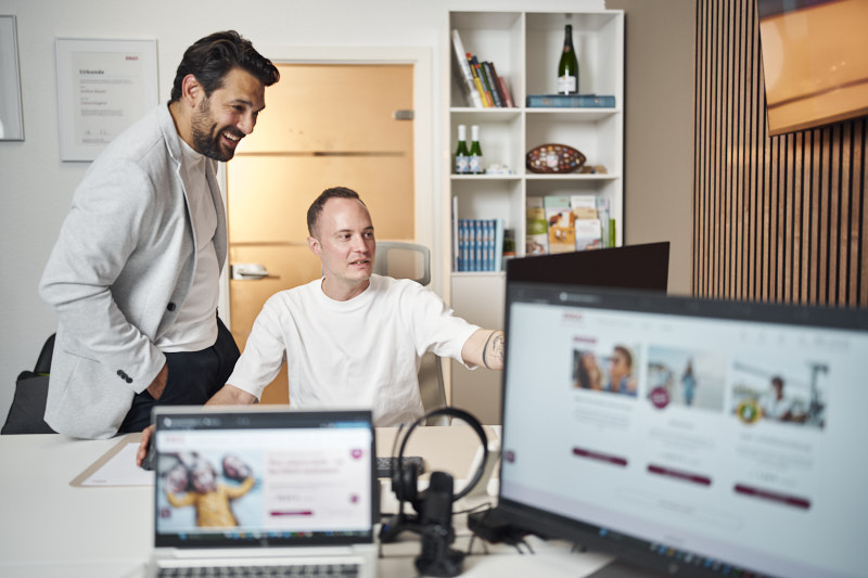 Content-Produktion im Büro 7